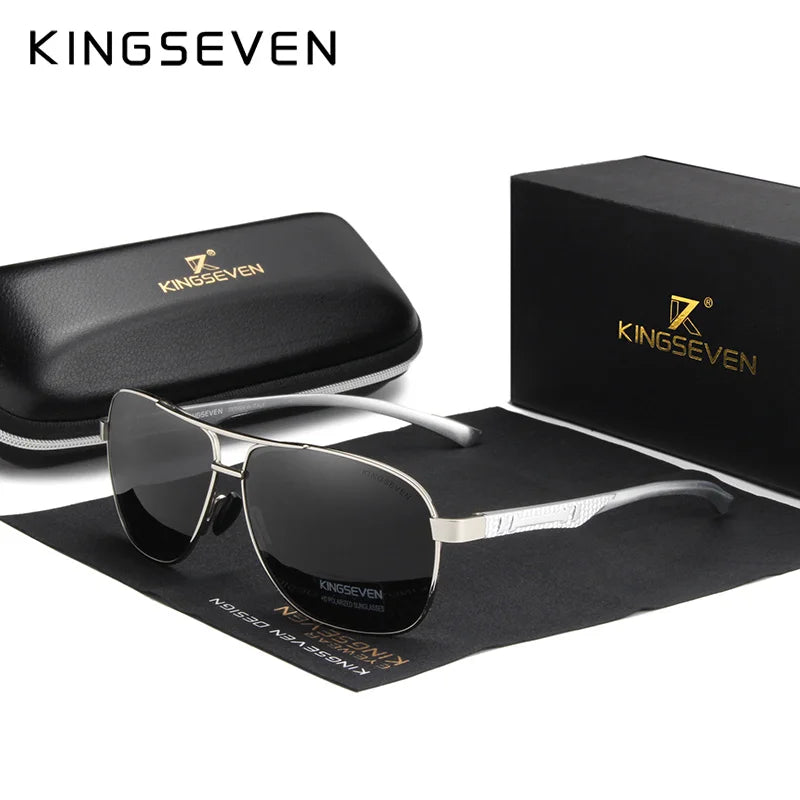 KINGSEVEN Aluminio – Polarizadas y UV400 Unisex