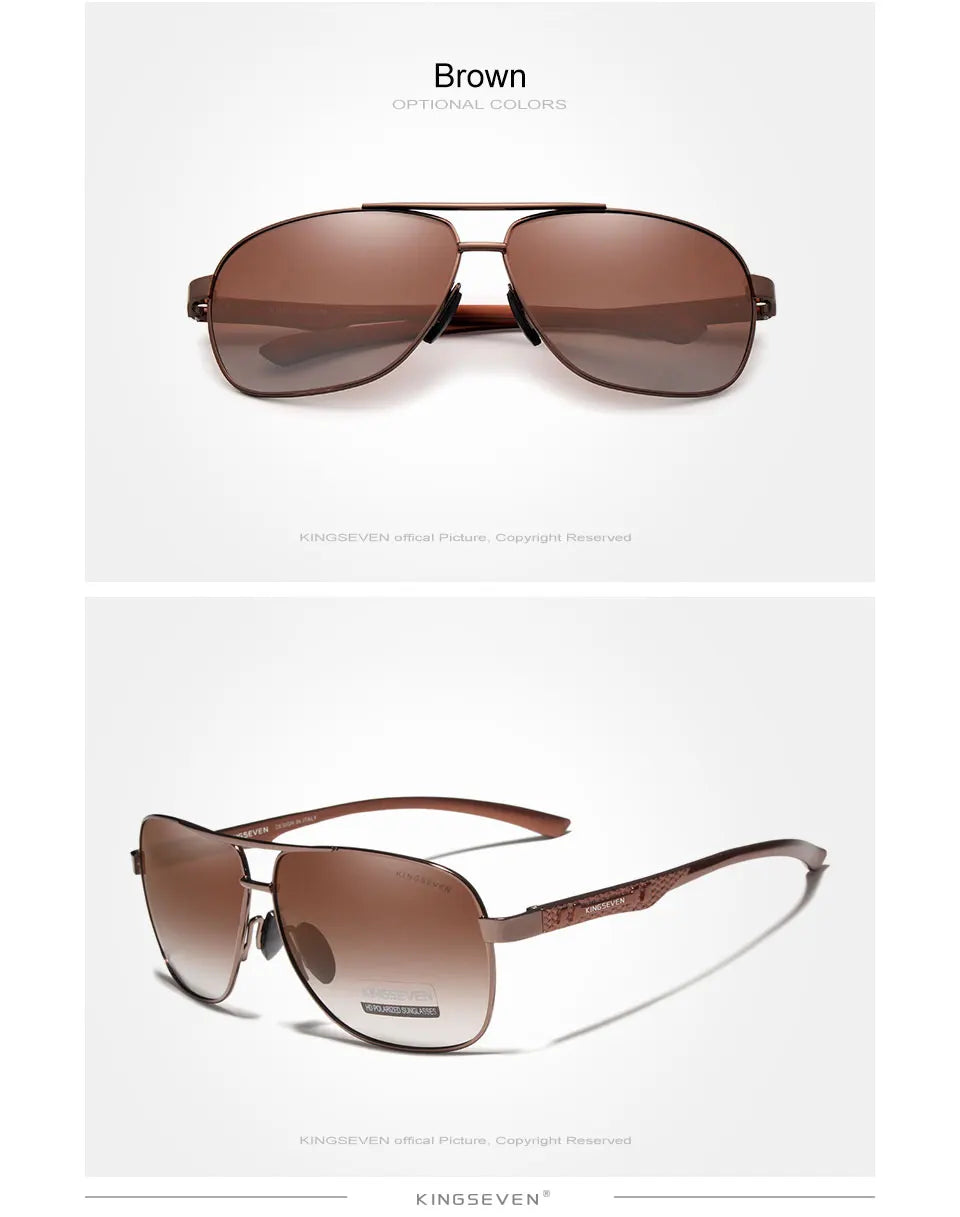 KINGSEVEN Aluminio – Polarizadas y UV400 Unisex