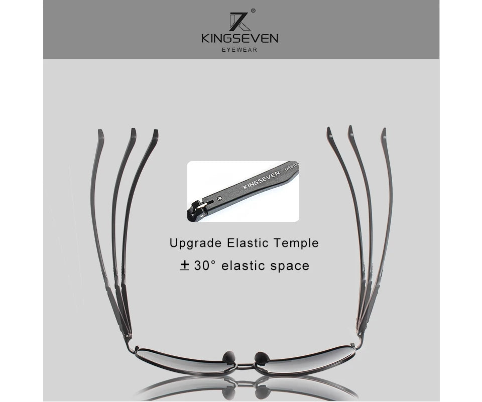 KINGSEVEN Aluminio – Polarizadas y UV400 Unisex