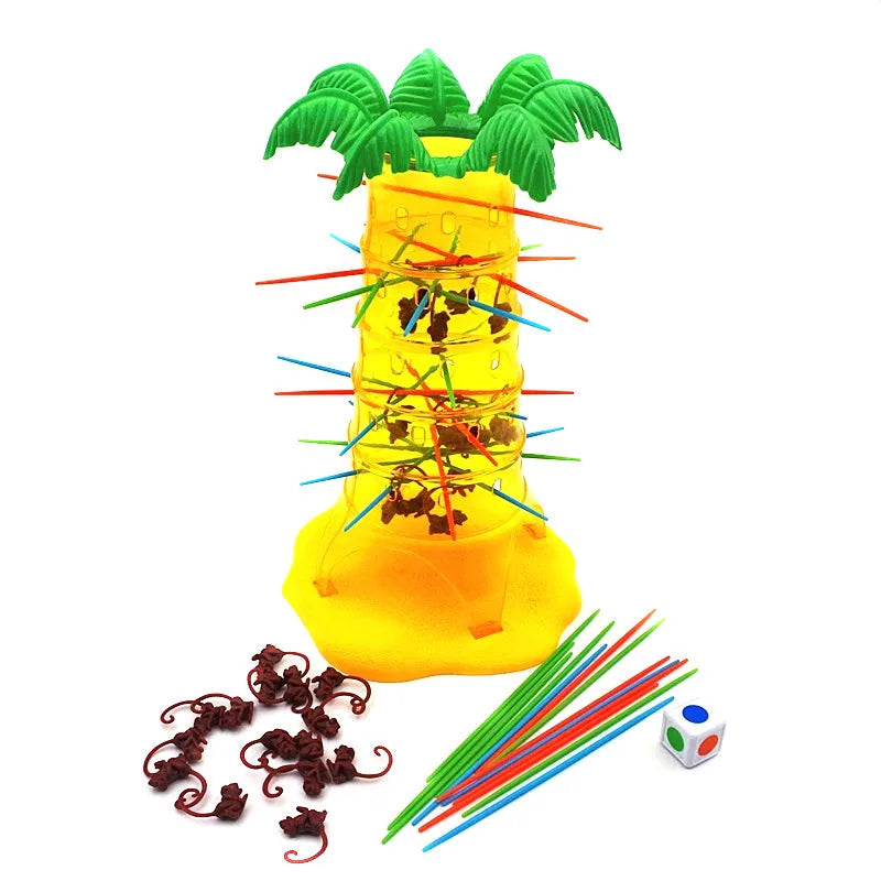 Multiplayer Tabletop Games Rolling Climbing Monkeys Interesting Intelligence Toys Parent-Child Interactive Board Game for Kids