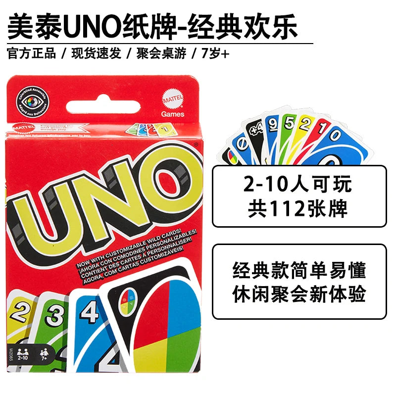 Uno Original Roja – 112 Cartas, Portátil y Perfecto para Jugar con Amigos
