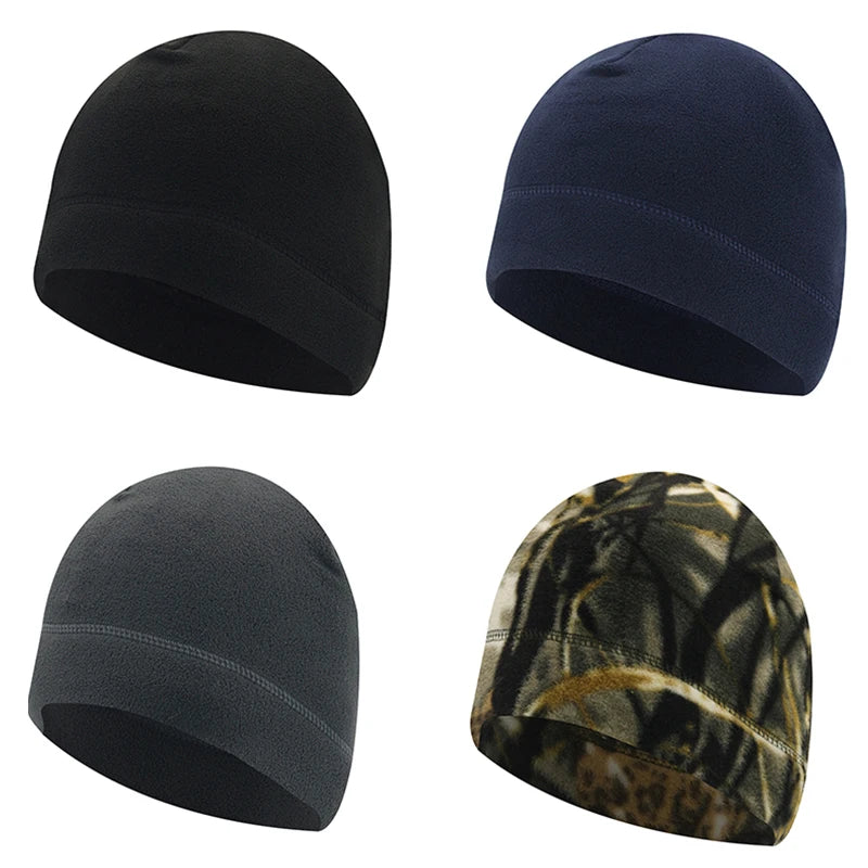 Outdoor Fleece Hat Men Winter Hat Tactical Hat Camping Beanies fishing Women Warm Windproof Cycling Hunting Hat