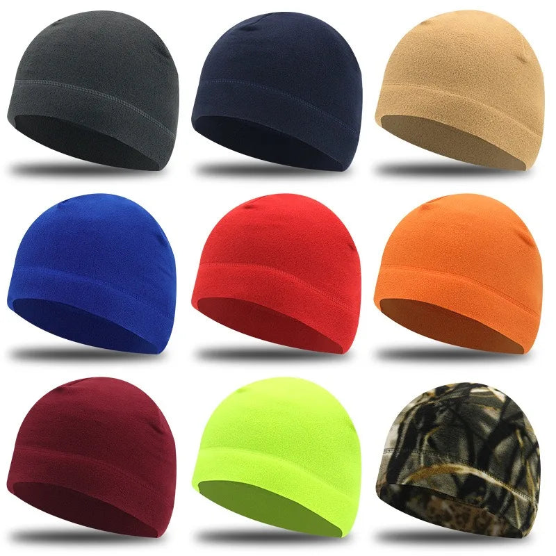 Outdoor Fleece Hat Men Winter Hat Tactical Hat Camping Beanies fishing Women Warm Windproof Cycling Hunting Hat