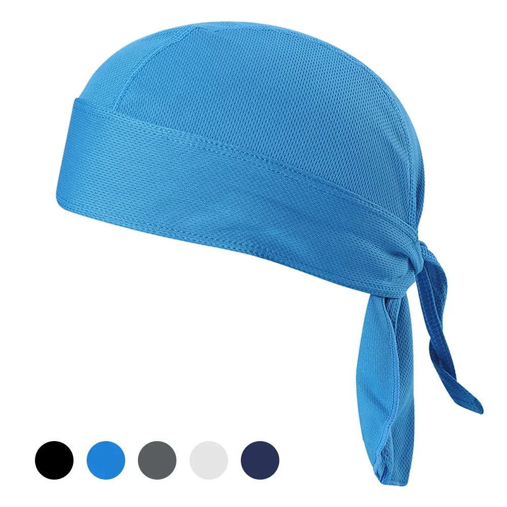 Bicycle Sweat-wicking Cap Beanie Cap Cycling Headscarf Headband Quick-dry Pirate Hat Beanie Hat for Outdoor Cycling Motorcycling