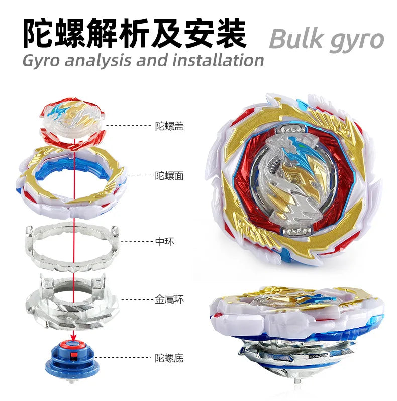 Burst B169 B186 B200 B206 B185 B180 High Performance Spining Top Battling Gyro Toy For Children Brinquedos
