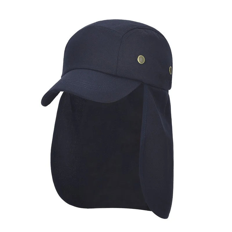 Outdoor Sport Hiking Camping Visor Hat UV Protection Face Neck Cover Fishing Sun Protcet Cap Fishing Cap Rain Hat Sun Hat Jungle