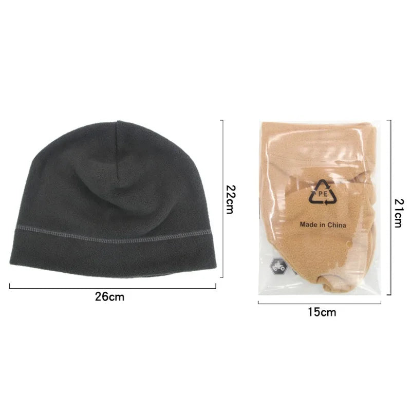 Outdoor Fleece Hat Men Winter Hat Tactical Hat Camping Beanies fishing Women Warm Windproof Cycling Hunting Hat