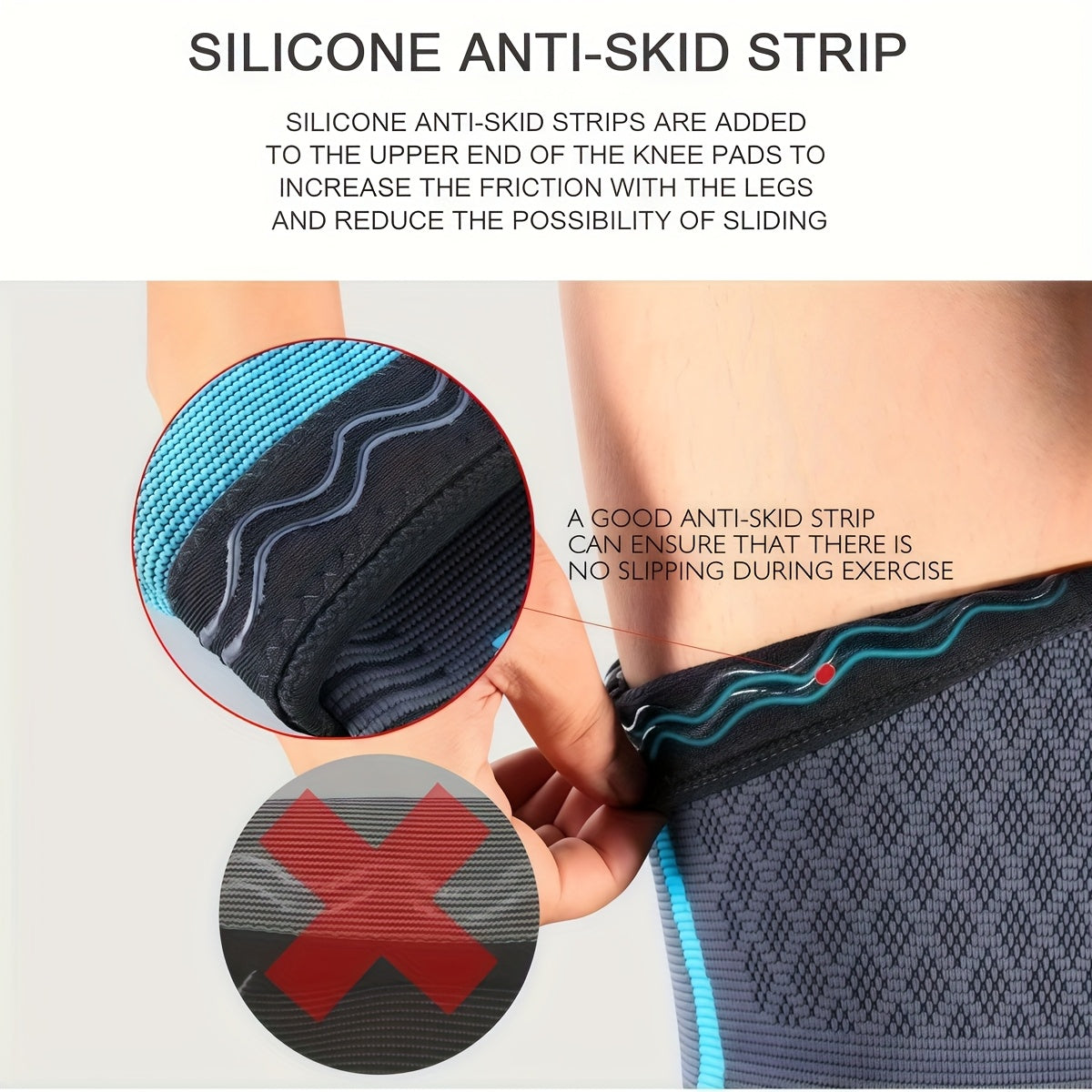 Pack 2 Rodilleras Elásticas – Soporte Deportivo Antideslizante y Transpirable para Hombres y Mujeres