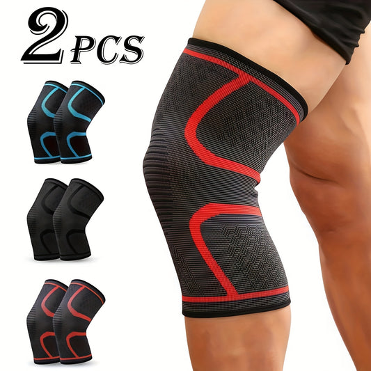 Pack 2 Rodilleras Elásticas – Soporte Deportivo Antideslizante y Transpirable para Hombres y Mujeres