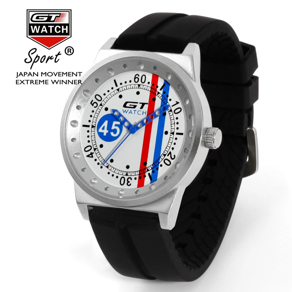 Reloj Deportivo GT F1 para Hombre – Cuarzo con Correa de Silicona.