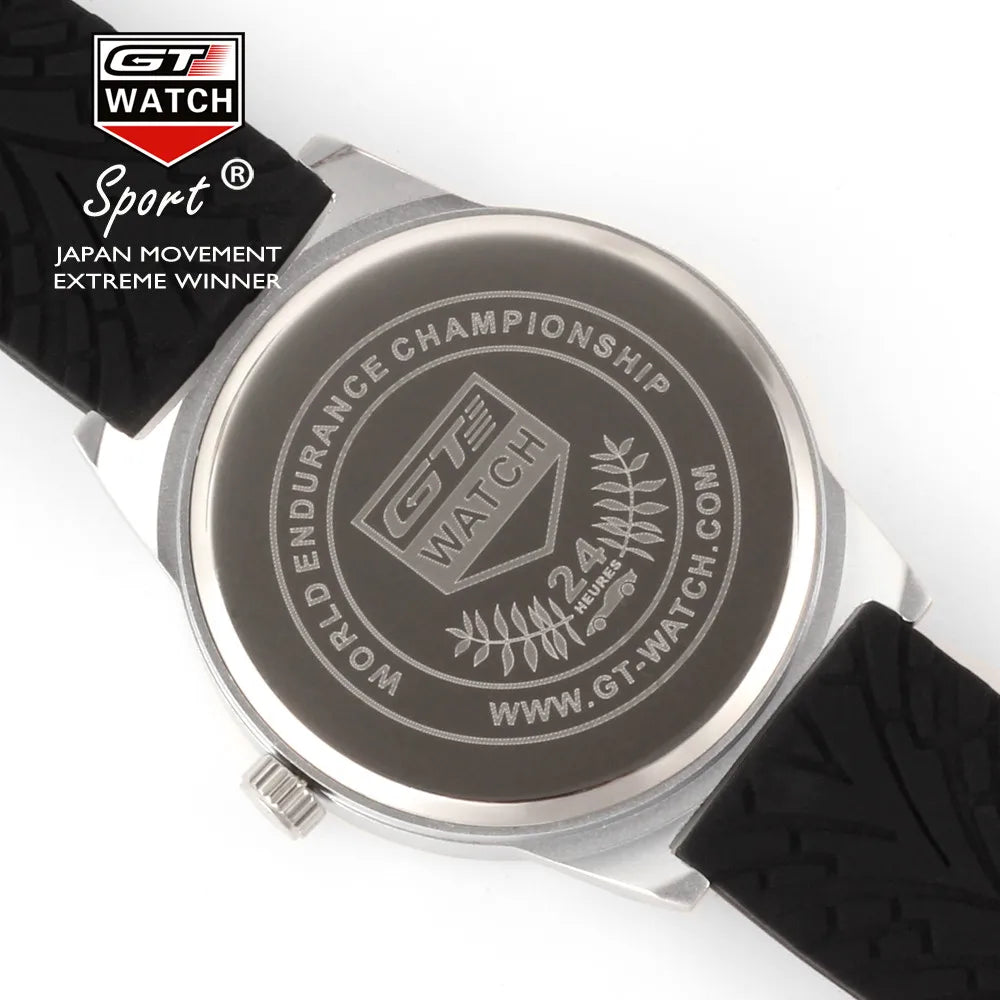 Reloj Deportivo GT F1 para Hombre – Cuarzo con Correa de Silicona.