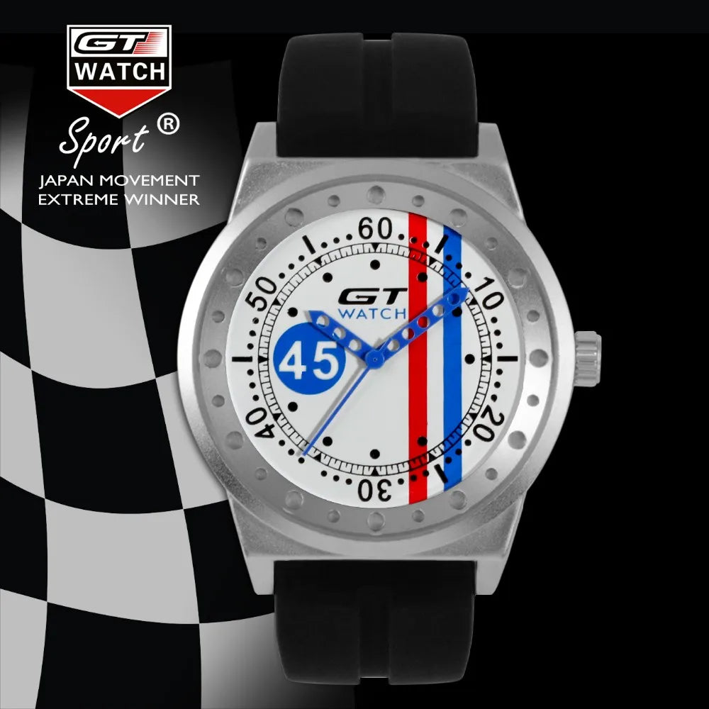 Reloj Deportivo GT F1 para Hombre – Cuarzo con Correa de Silicona.