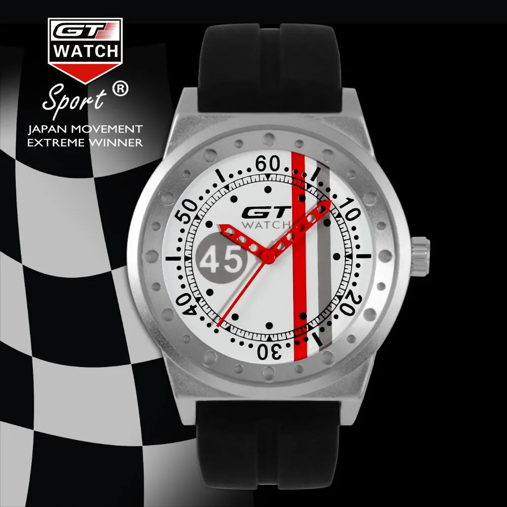 Reloj Deportivo GT F1 para Hombre – Cuarzo con Correa de Silicona.