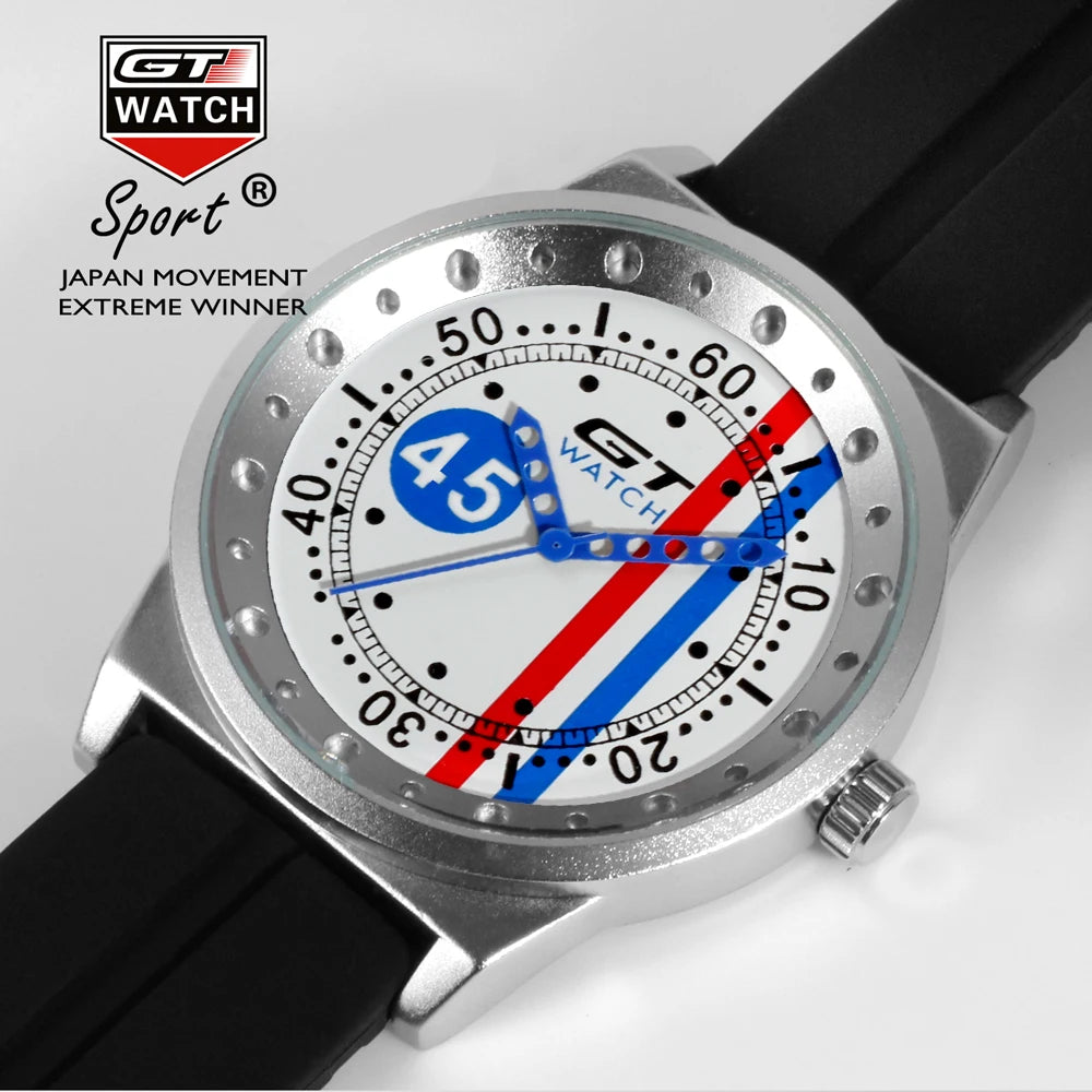 Reloj Deportivo GT F1 para Hombre – Cuarzo con Correa de Silicona.