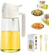 2/1pc Oil Sprayer Spray for 2 in 1 500ml Oil Sprayer & Pourer Plastic Spray Bottle Kitchen Gadget Sets Accessories Camping BBQ