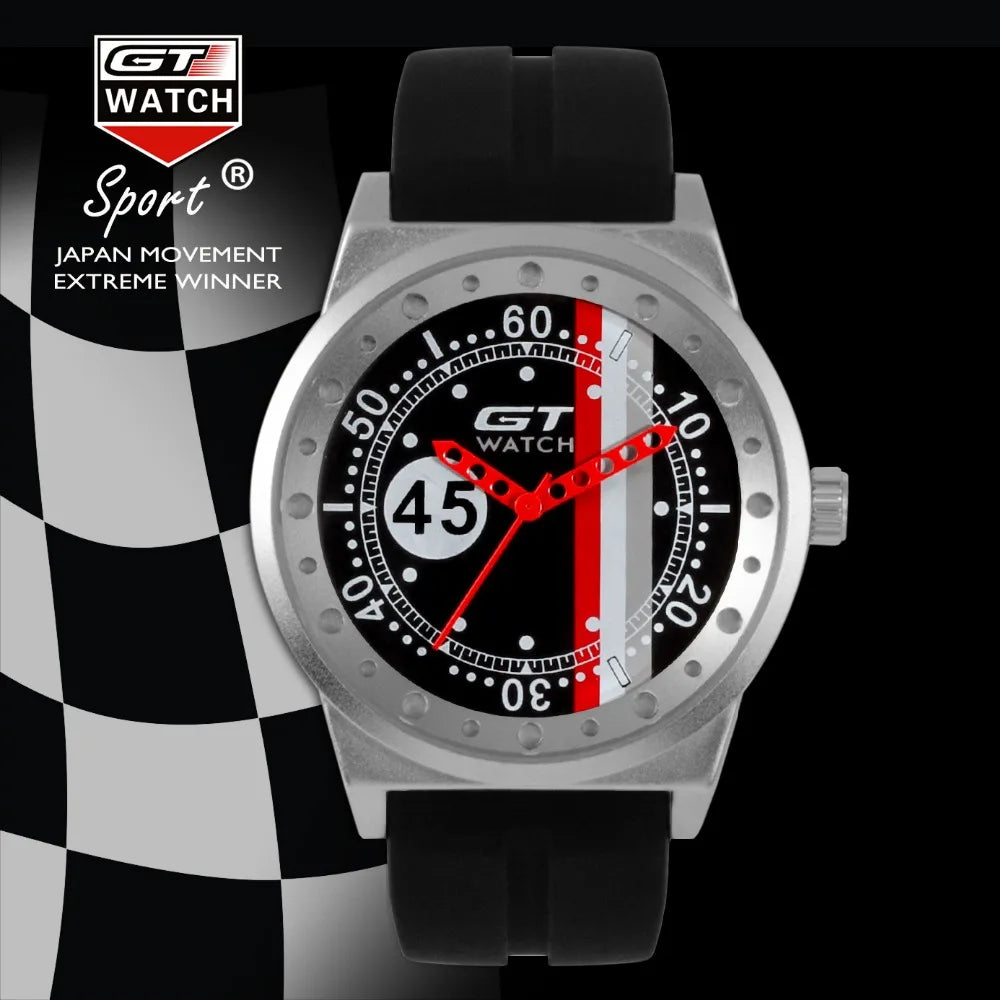 Reloj Deportivo GT F1 para Hombre – Cuarzo con Correa de Silicona.