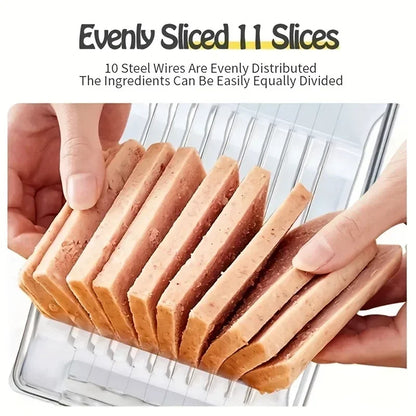 Multifunctional Luncheon Meat Slicer Stainless Steel Fruit Slicer Household Egg Hot Dog Cheese Slicer Kitchen Tools