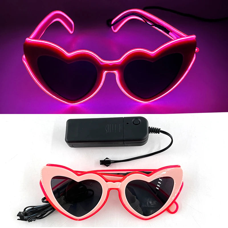 Gafas LED “Just Married” – Regalo Divertido Novios