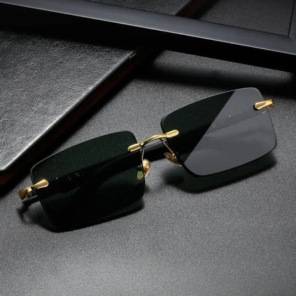 Gafas Retro Sin Montura – Fashion Hombre