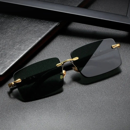 Gafas Retro Sin Montura – Fashion Hombre
