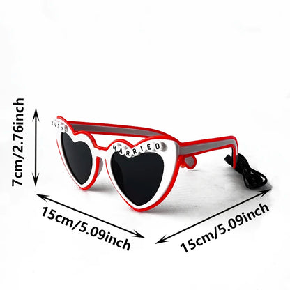 Gafas LED “Just Married” – Regalo Divertido Novios