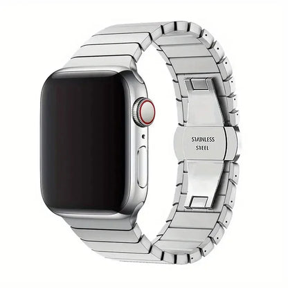 Correa de Titanio para Apple Watch – Acero Inoxidable Compatible con Series 3 al 11 y Ultra