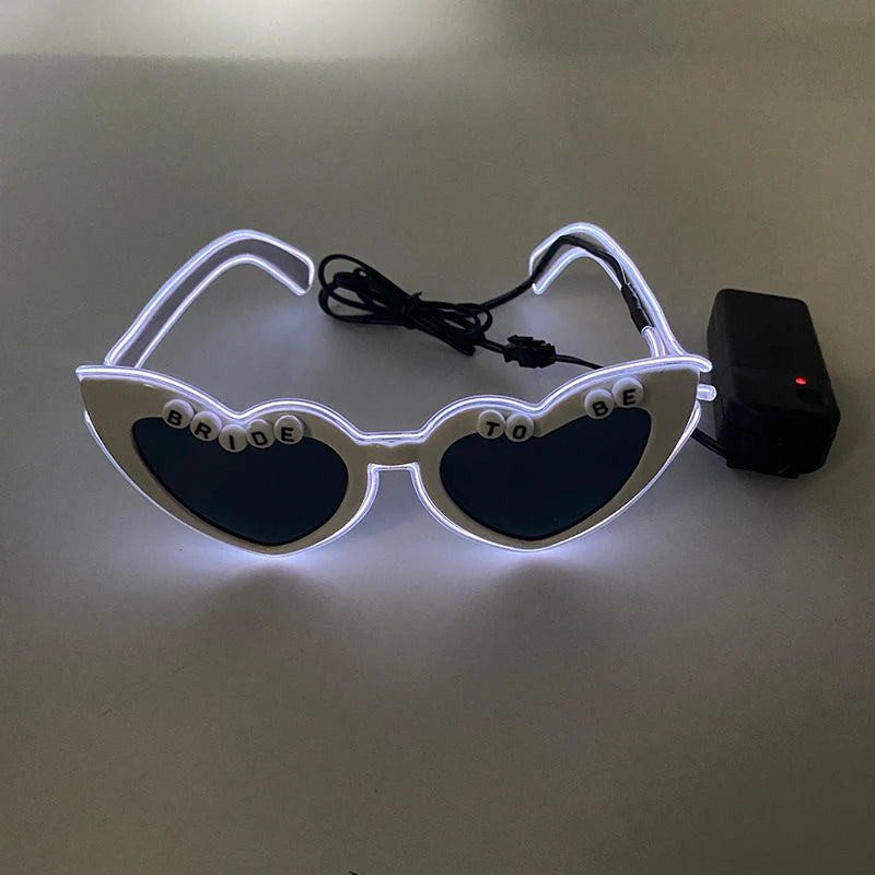Gafas LED “Just Married” – Regalo Divertido Novios