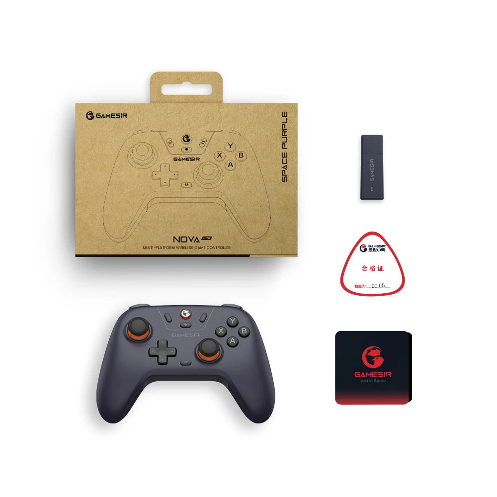 GameSir T4 Nova Lite – Mando inalámbrico para Switch, PC, Steam, iPhone y Android