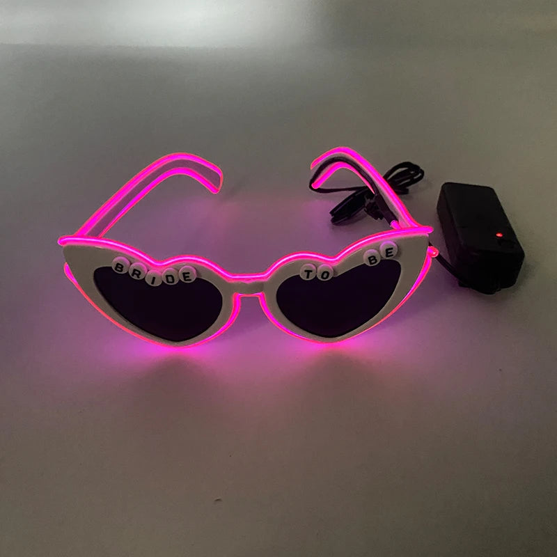 Gafas LED “Just Married” – Regalo Divertido Novios