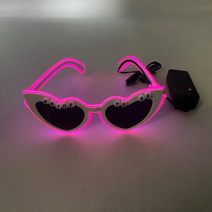 Gafas LED “Just Married” – Regalo Divertido Novios