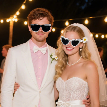 Gafas LED “Just Married” – Regalo Divertido Novios