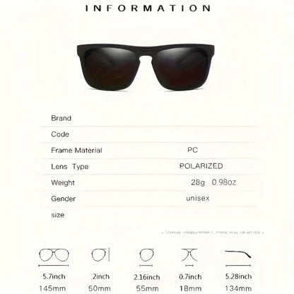 Gafas Cuadradas Polarizadas – Verano y Viaje