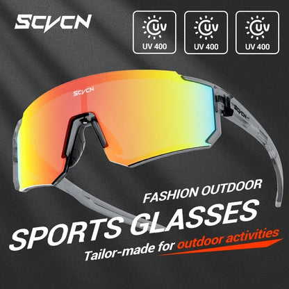 SCVCN Women Sports Sunglasses Pink Fashion Cycling Glassesfor Men Street Shades Driving UV400 Bike Bicycle Hiking Golf  Baseball