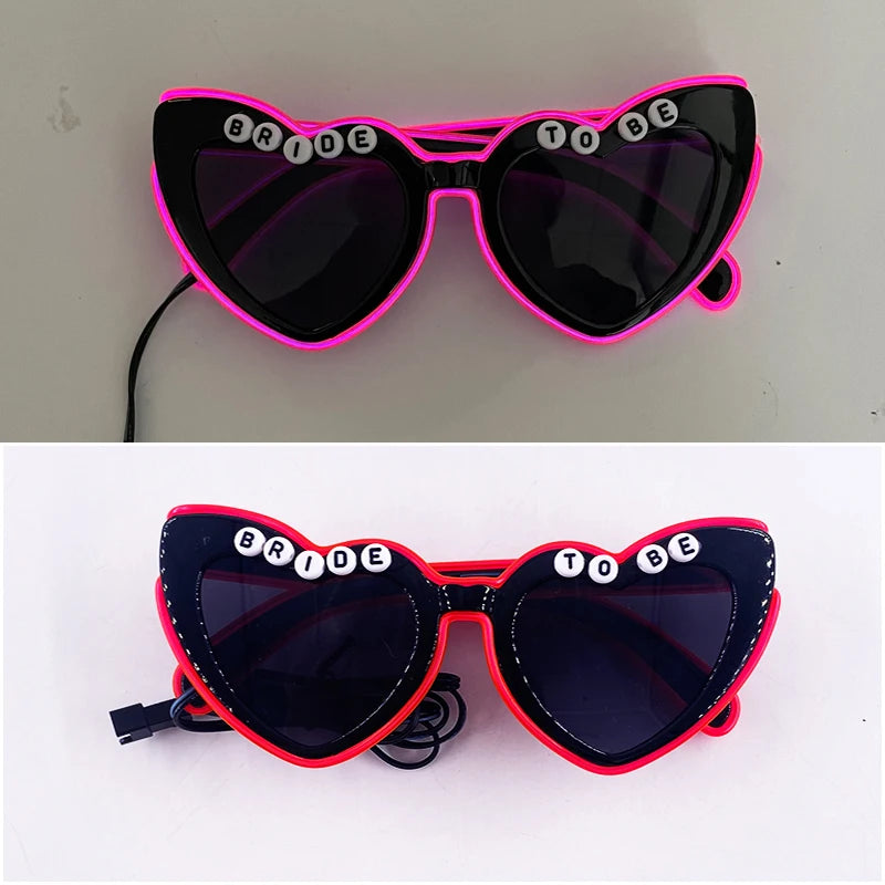 Gafas LED “Just Married” – Regalo Divertido Novios
