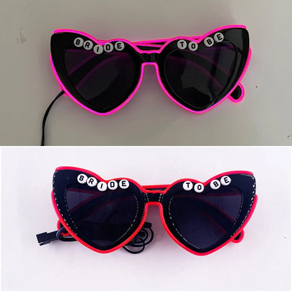 Gafas LED “Just Married” – Regalo Divertido Novios
