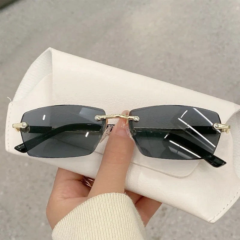 Gafas Retro Sin Montura – Fashion Hombre