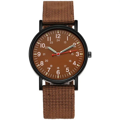 Reloj Militar Hombre – Deportivo, Cuarzo, Nylon y Luminiscente