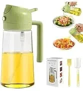 2/1pc Oil Sprayer Spray for 2 in 1 500ml Oil Sprayer & Pourer Plastic Spray Bottle Kitchen Gadget Sets Accessories Camping BBQ