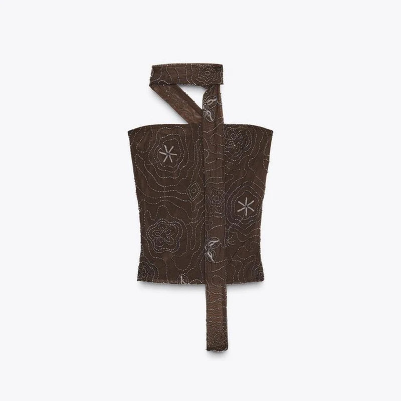 Sexy Beading Sequin Top Pant Set Women Slim Tube Top Scarf Neck See Through Straight Trouser 2025 Fashion Autumn Party Suit Lady