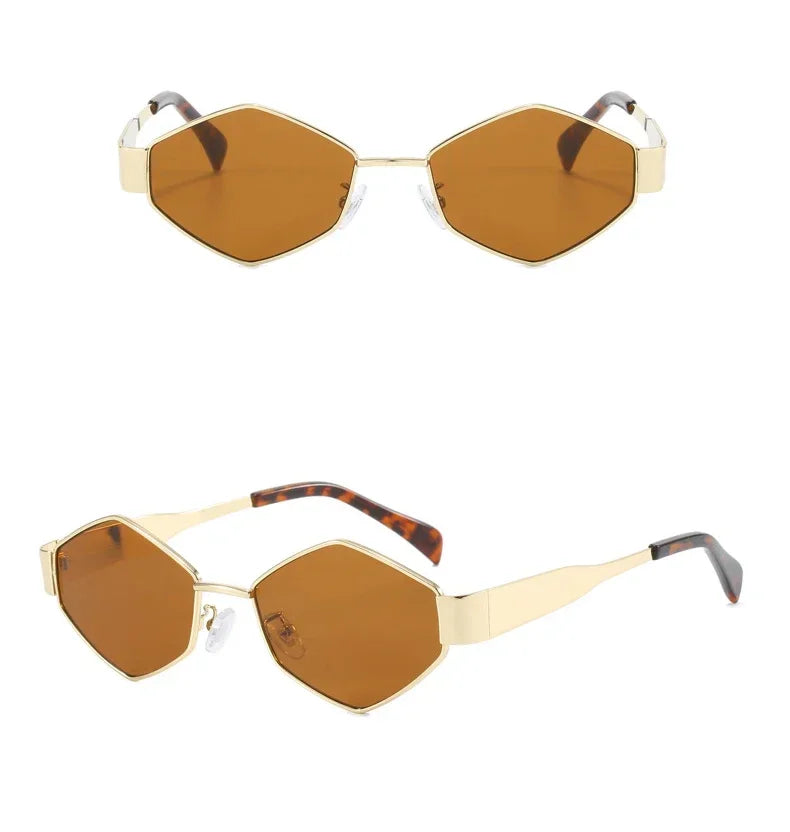 Gafas Hexagon Unisex – Lujo y Marco Pequeño