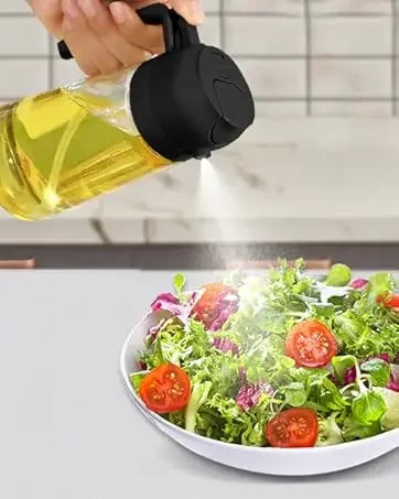 2/1pc Oil Sprayer Spray for 2 in 1 500ml Oil Sprayer & Pourer Plastic Spray Bottle Kitchen Gadget Sets Accessories Camping BBQ