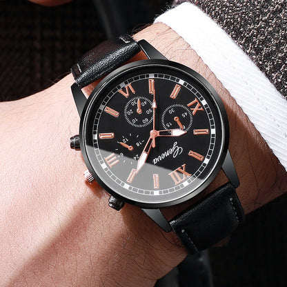 Set 2 Relojes Hombre – Cuarzo, Cuero, Casual y Deportivo (Sin Caja)