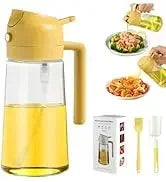 2/1pc Oil Sprayer Spray for 2 in 1 500ml Oil Sprayer & Pourer Plastic Spray Bottle Kitchen Gadget Sets Accessories Camping BBQ