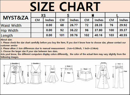 MYST&ZA2025 Summer New Women's Wear Pin-Decorated Sleeveless Double-Breasted V-Neck Top + Simple Mid-Waist Casual Pants Set