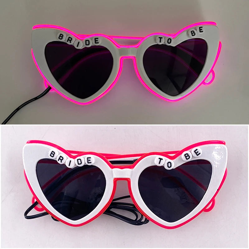 Gafas LED “Just Married” – Regalo Divertido Novios