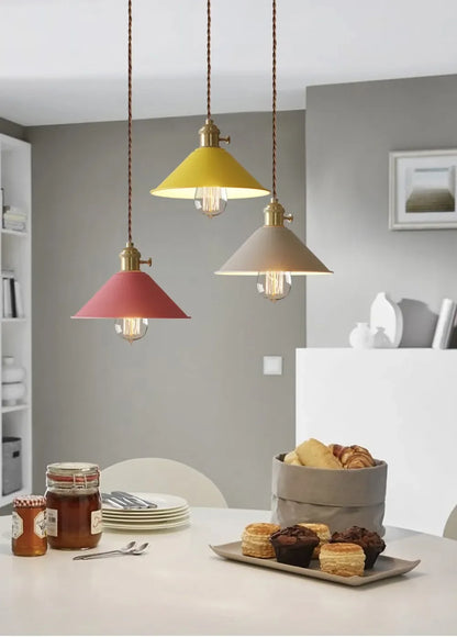 DINDALLED Modern Pendant Light E27 Chandeliers for Living Room Dining Room Kitchen Bedroom Pendant Lamp Three-head Hanging Lamp