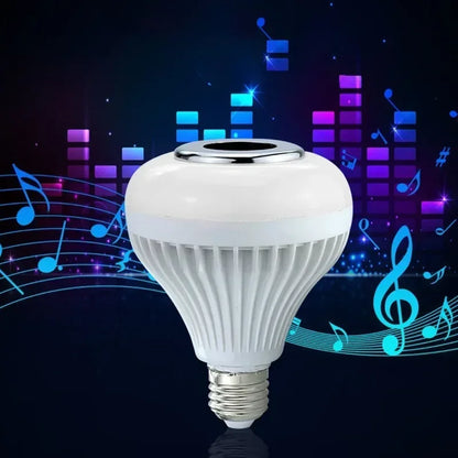 E27 Bluetooth Speaker Music Bulb With Remote Control 85-265V RGBW DJ Disco Stage Bulbs For Bedroom Living Room Stage Lighting