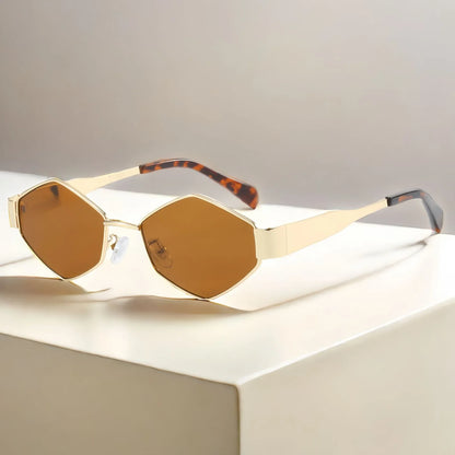 Gafas Hexagon Unisex – Lujo y Marco Pequeño