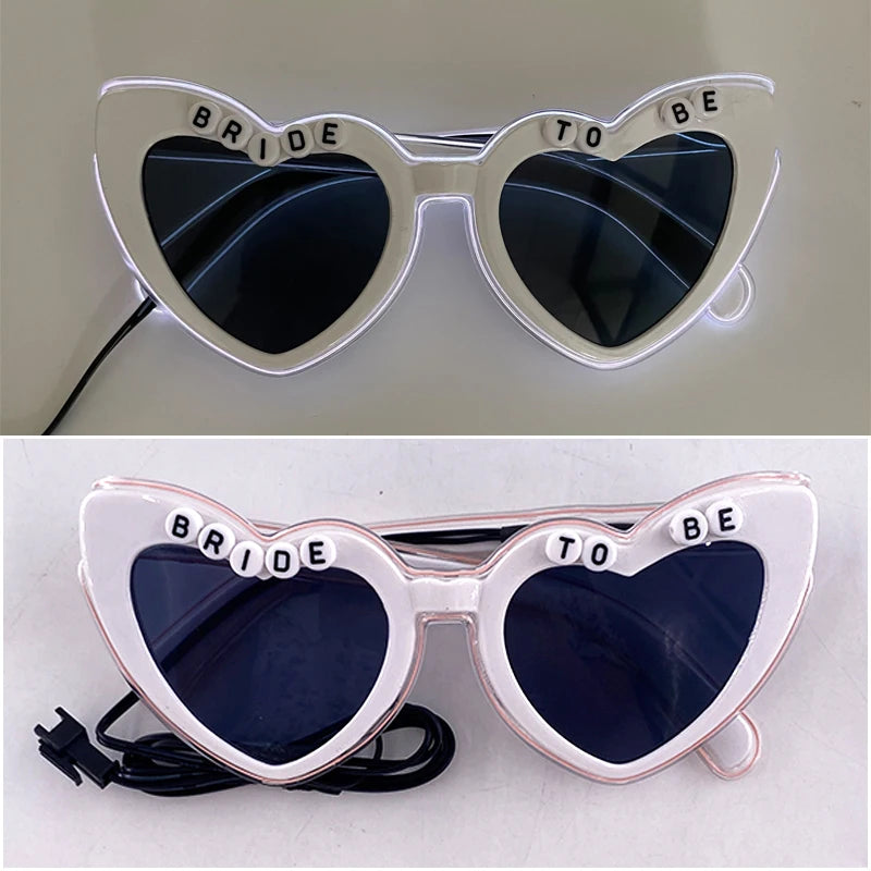 Gafas LED “Just Married” – Regalo Divertido Novios