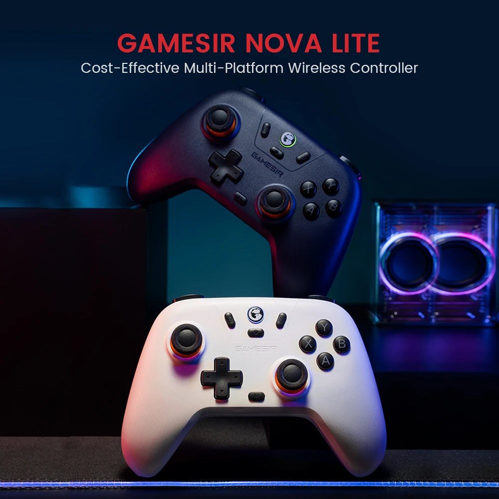 GameSir T4 Nova Lite – Mando inalámbrico para Switch, PC, Steam, iPhone y Android